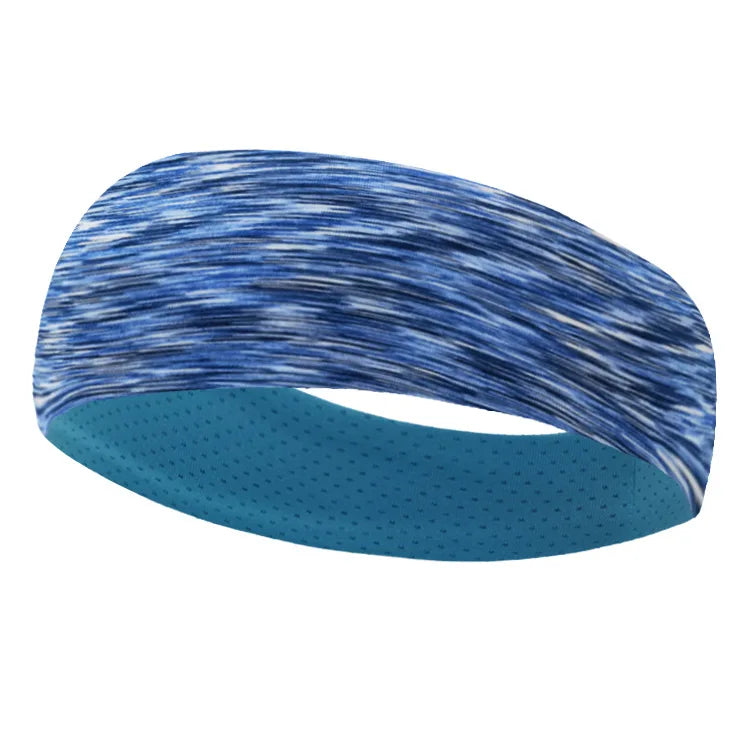 Custom Logo Sports Headband Double Breathable Anti-Perspirant Headband Yoga Running Fitness Elastic Perspirant Hood Kerchief