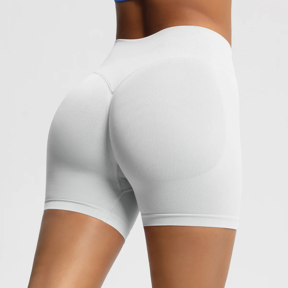 Custom LOGO women's  28-color XS-2XL seamless fitness yoga shorts high waist hip lift sports tight quick-drying shorts