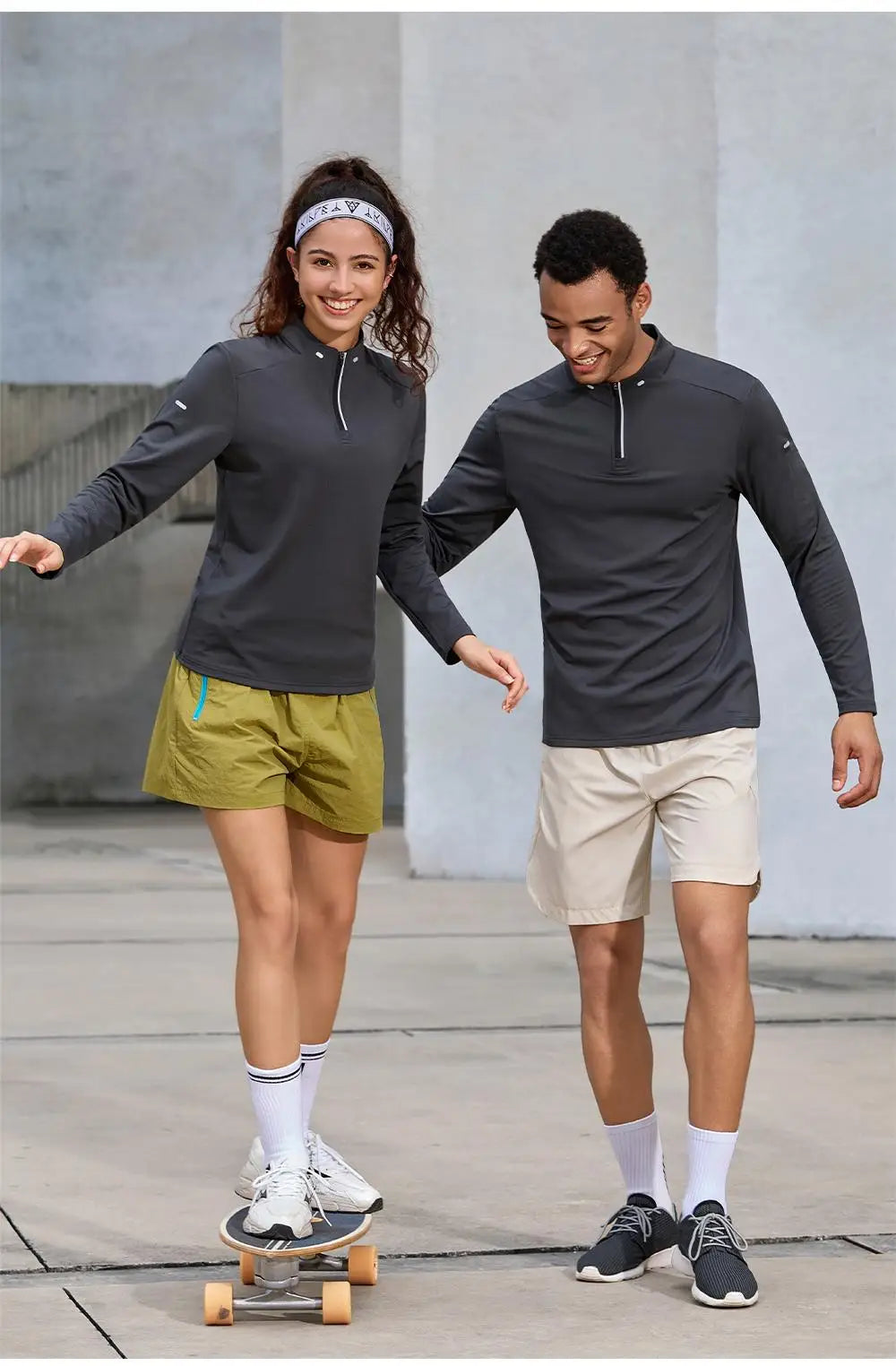 #9895-XIYU High Quality Autumn Men Long Sleeved T-shirt Fashion Sport Round Collar Fitness Running Breathability Training Men