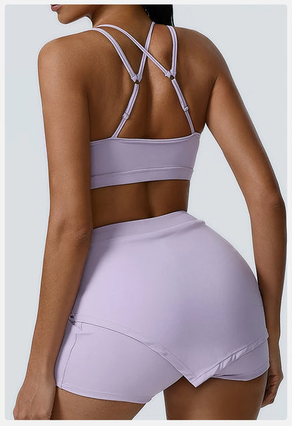 Yoga  Fitness Madam Bras Sexy Back Sports  Breathable Anti Shock Tank Top Fitness Sexy Breathable Underwear For Madam Yoga Gym