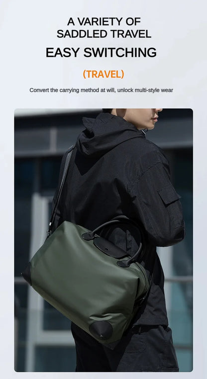 Customized Travel Bag Logo Luggage Bag Handheld Lightweight Men's Business Travel Storage Bag Yoga Fitness Bag Printed Name