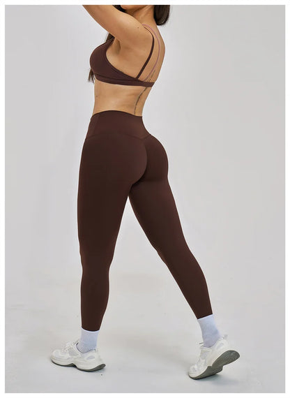 TRY TO BN Women's Color Block Yoga Sets Fake Two-Piece Sports Bra High Waisted Leggings Breathable Fitness Workout Gym Tracksuit