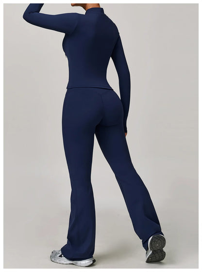 2/3PCS Yoga Suit Sports Set Gym Set Women Tracksuit Running Workout Clothes Long Sleeve Sports Bra Athletic Wear Yoga Clothing