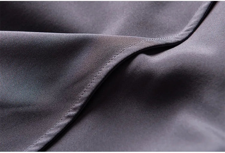 SuyaDream Silk Skirt for Woman 93%Silk 7%Spandex Solid A-line 2025 Spring Summer Chic Mid Skirts