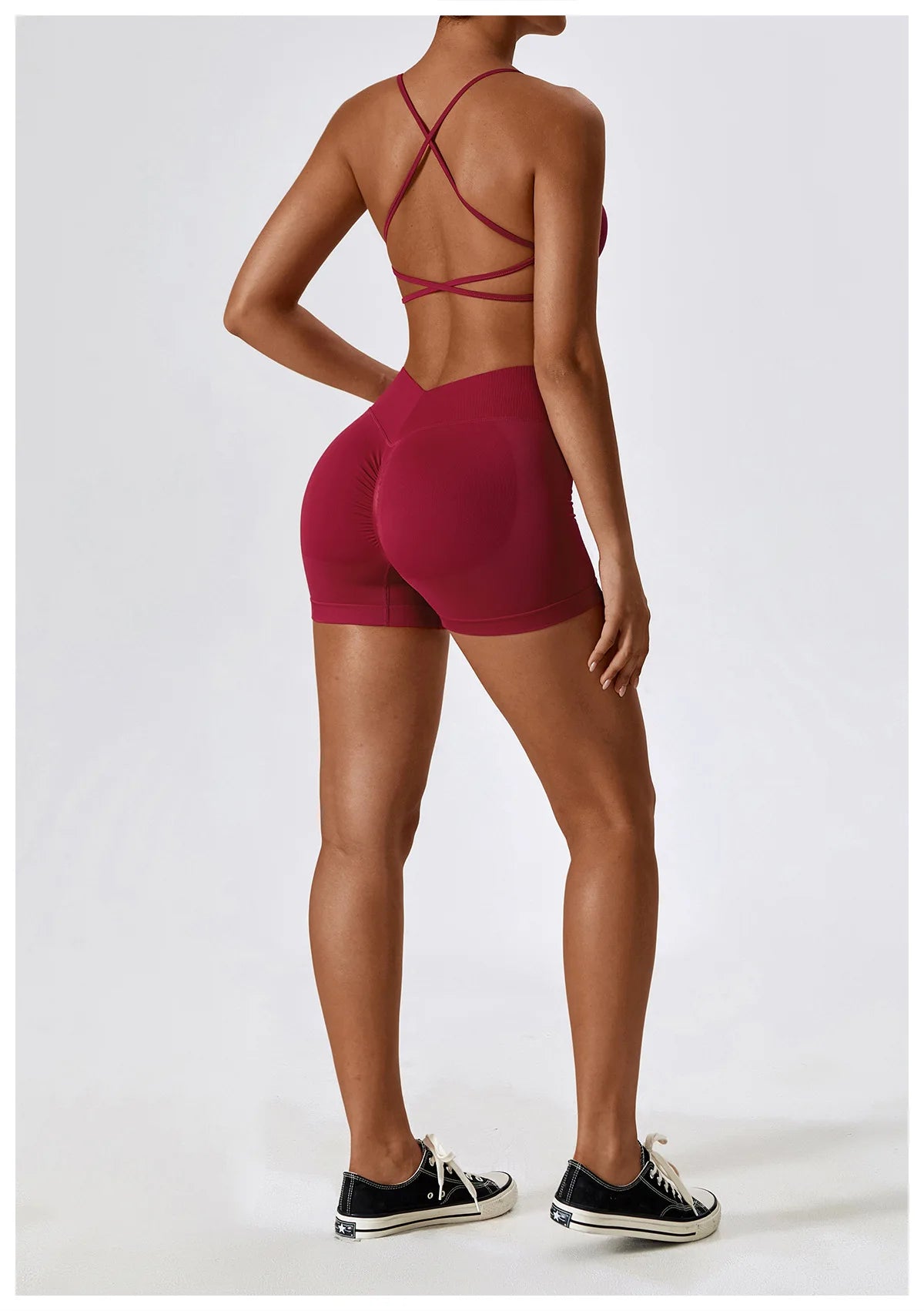 Seamless Yoga Set Gym Suits With Shorts Crop Top Sexy Bra Women's Pants 2 Pieces Set Running Workout Outfit Fitness Clothing