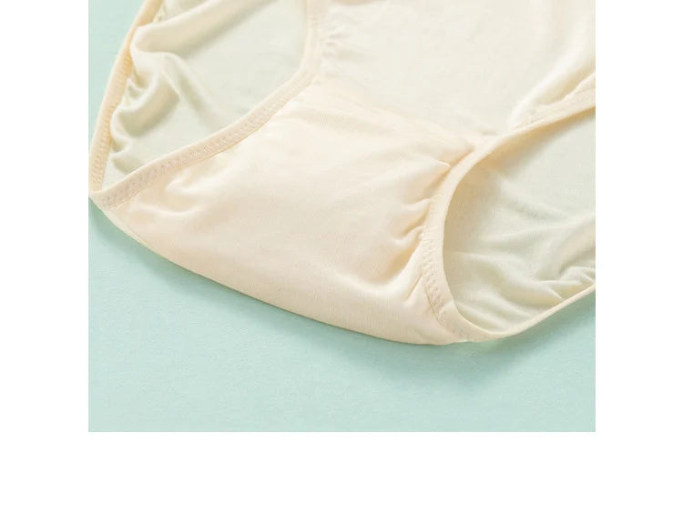 SuyaDream 3pcs/lot Women Panties 100%Natural silk Low-rise Briefs Healthy Basic Everyday Wear Underwears, Summer New Intimates