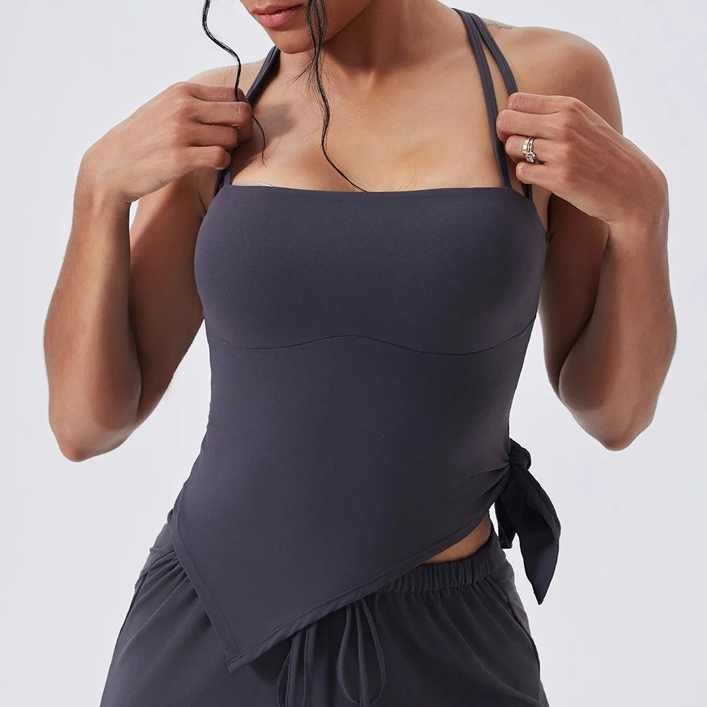 Cloud Hide Pink Sports Bra for HOT Girls Fitness Yoga Crop Top Women Workout Pilates Tank Vest Gym Training Shirt Sportswear