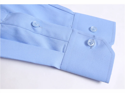 Casual Men's Long Sleeve Business Shirt Custom Logo Excellent Team Personal Professional Shirt Embroidery Printing Brand Design