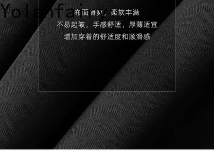 YOLANFAIRY 2025 Light Luxury 95% Wool 5% Cashmere Coats for Men Fashion Woolen Jacket Man Clothing Detachable Lapel Wool Coat