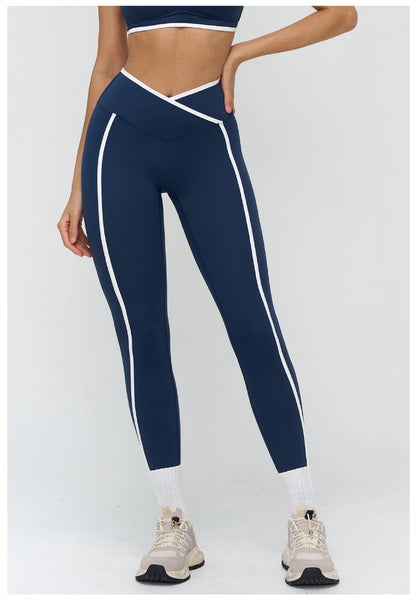 Women High Waist Workout Gym Leggings Yoga Trousers Breathable Sports Pants Female Running Cycling Tights Fitness Yoga Pants