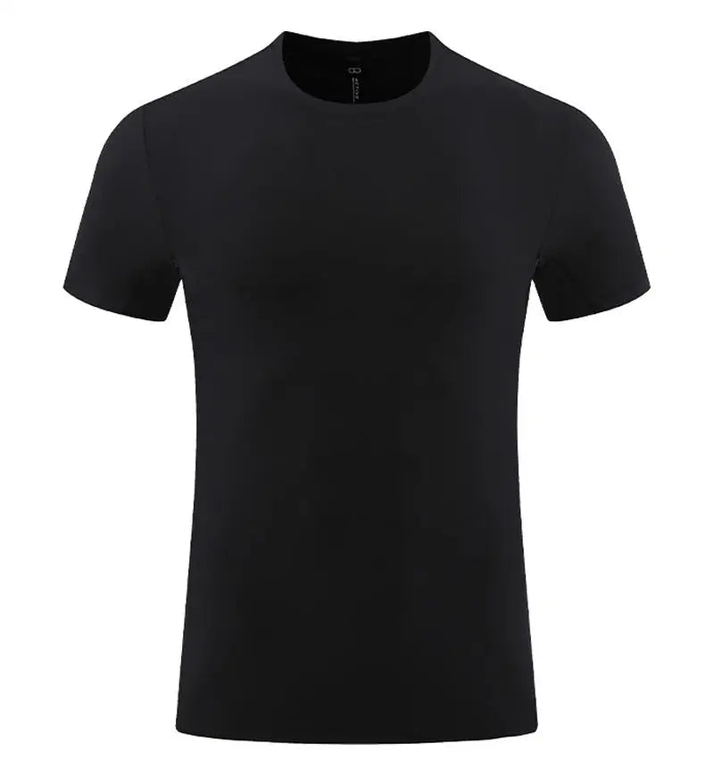 #4111001-XIYU Custom  LOGO Dry fit New Men's High Elastic Sports Casual T-shirt Cool Breathable Quick Drying Outdoor Sports