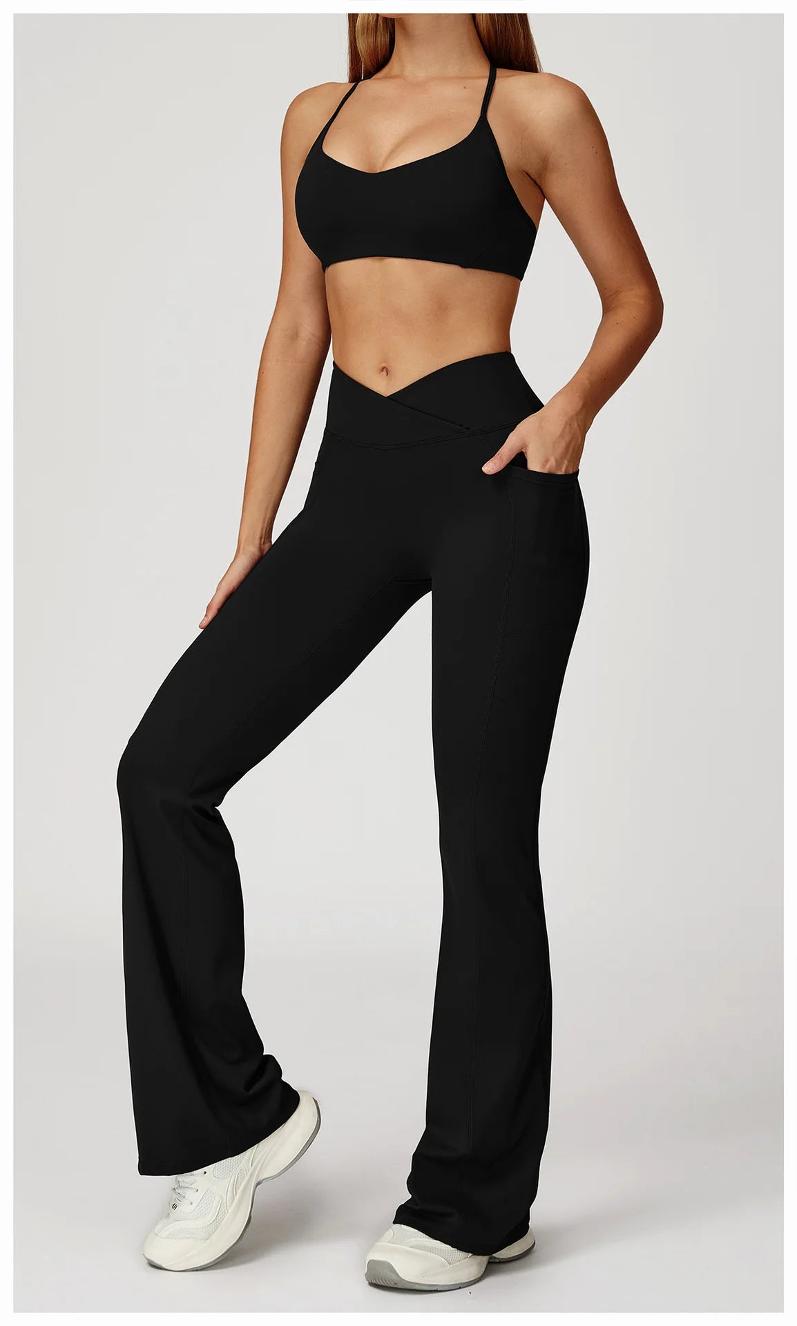 Women Sportswear Yoga Set 2PCS Sport Suit Gym Workout Clothes Women's Tracksuits Fitness Gym Vest High Waist Sports Leggings