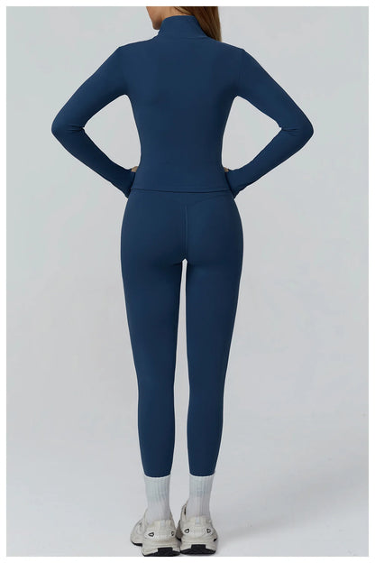 Yoga Clothes Women Sport Jacket Running Long Sleeve Shirt Sports Jackets Top Workout Coat Gym Training Clothing Workout Yoga Top