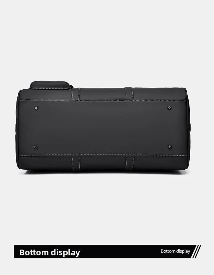 Custom Large Capacity Travel bag Totes Waterproof Crossbody Bag Man  Leather Travel Bag Handheld Bag print logo Business Handbag