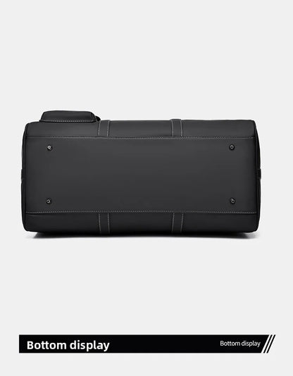 Custom Large Capacity Travel bag Totes Waterproof Crossbody Bag Man  Leather Travel Bag Handheld Bag print logo Business Handbag