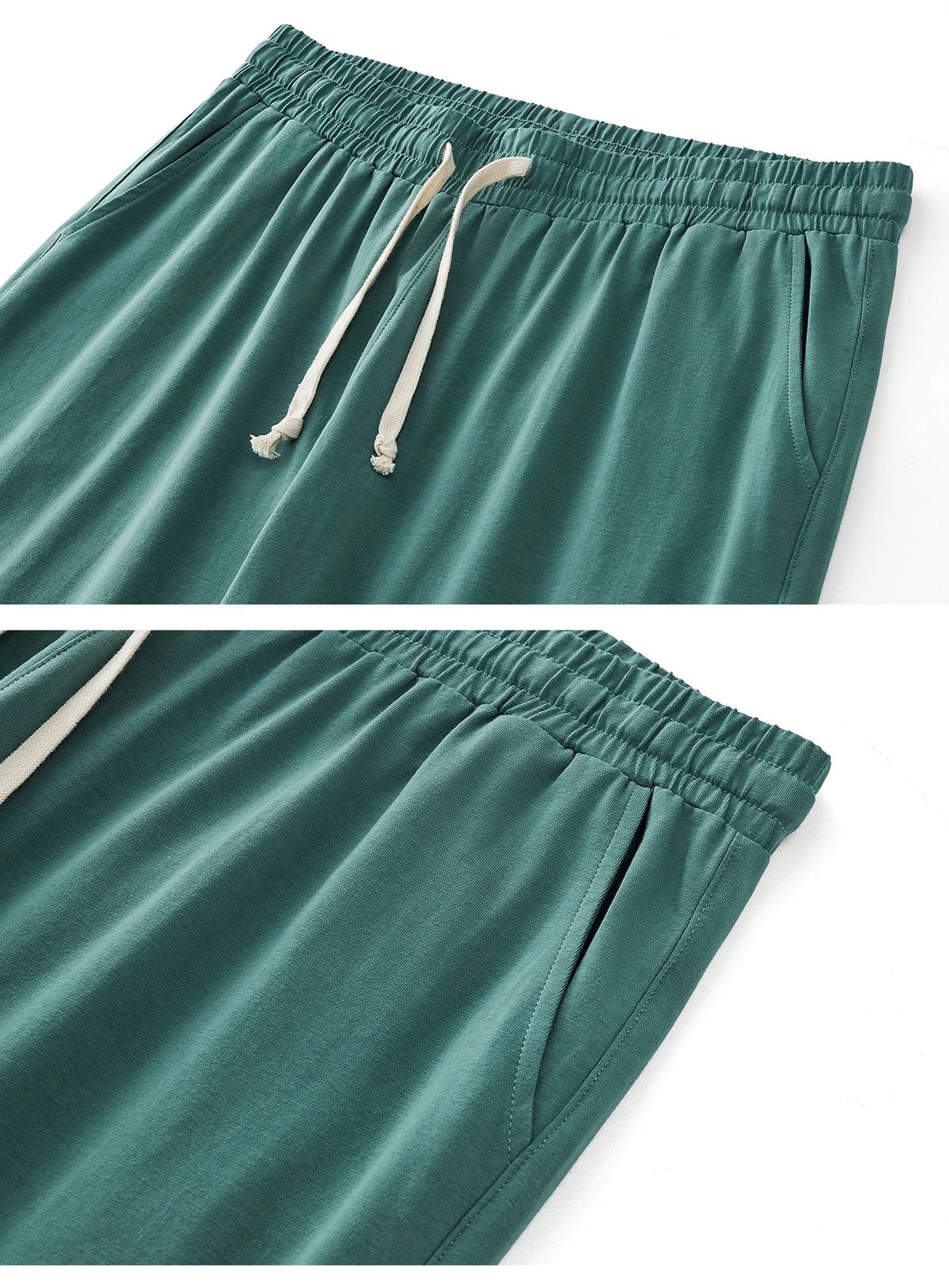Men's 180G Combed Cotton Sport Pants Solid Color Straight Sweatpants Comfortable Casual Spring Autumn Homewear Men's pants
