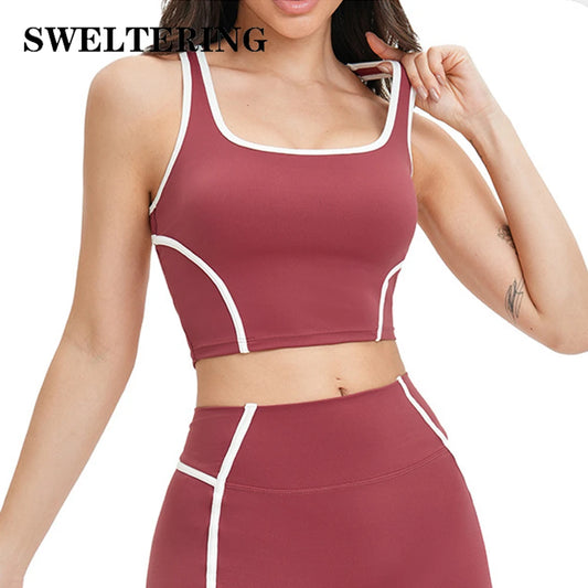 Women's Yoga Bra Gym Workout Top Shockproof Sports Underwear Female Yoga Bra Quick Dry Crop Top Running Fitness Bra Yoga Clothes