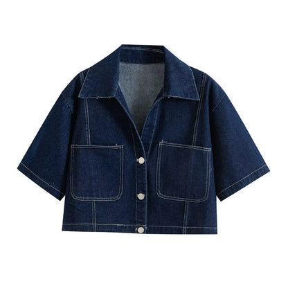 Nlzgmsj  Summer Women's Casual Sets Fashion Mini Skirt Shorts Sets Denim Short Shirt Top Sets For Women Street Women Outfit