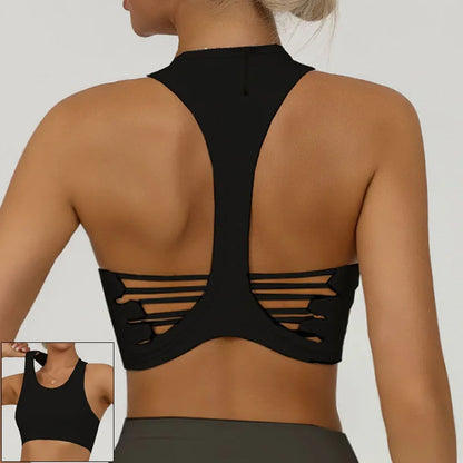 Cloud Hide Girls Sexy Back Sports Bra Gym Fitness Underwear for Women Yoga Crop Top Running Vest Workout Gym Shirt Sportswear