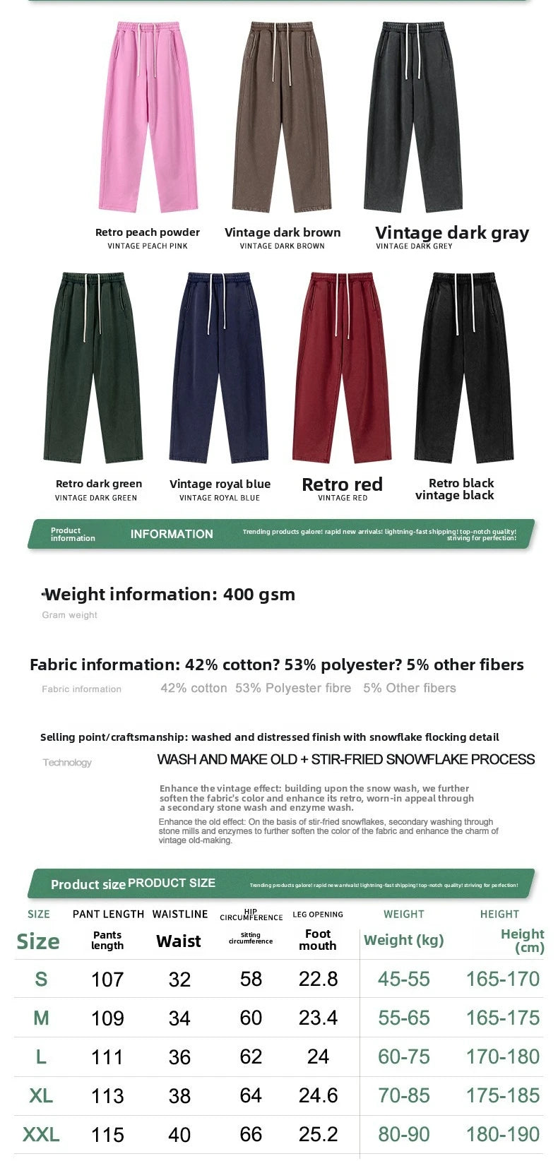 Custom LOGO Men's 400G Autumn Winter Retro Washed Boxy Fleece Collar Plush Thickened  Hooded  Zipper Jacket Couple style set