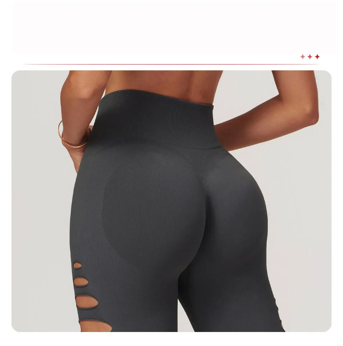Hollowed Out Seamless Tight Yoga Pants High Waist Yoga Leggings Women Push Up Gym Workout Tights Running Fitness Sports Pants
