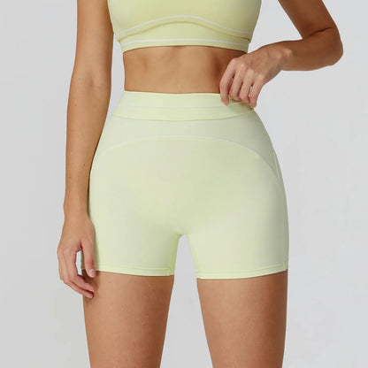 High Waist Yoga Shorts Women Breathable Sports Fitness Shorts Running Shorts Cycling Shorts Female Workout Gym Sports Shorts