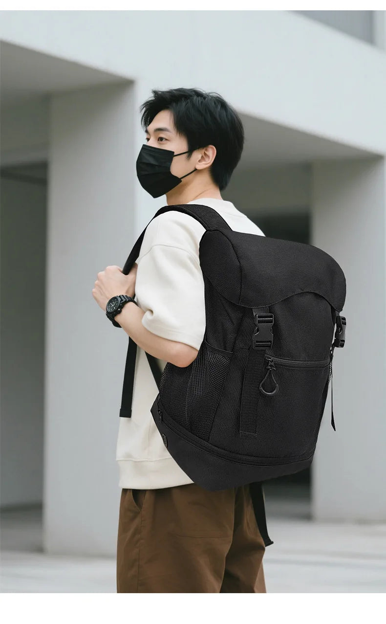 Large Capacity Basketball Backpack custom logo waterproof Training Bag Sports Basketball print photo Soccer Bags travel backpack
