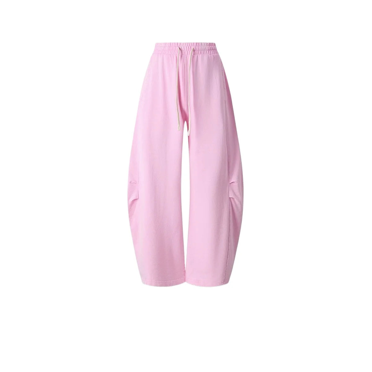 Custom LOGO Men's 320G retro fried snowflake 100% cotton high street scimitar straight tube old loose straight trousers