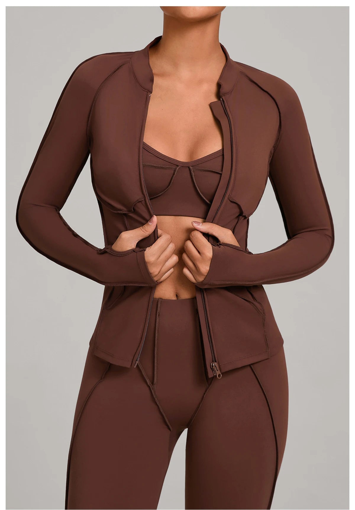 SWELTERING Women Yoga Shirts Sports Jacket Zip Fitness Long Sleeve Workout Cycling Shirts Gym Quick Dry Outdoor Top Sportswear