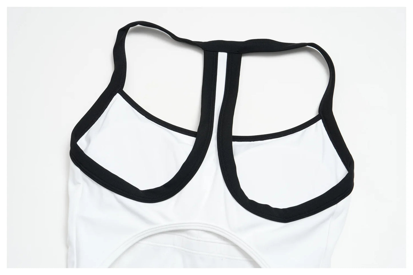 Custom LOGO women's nude yoga dress hollow breathable slim fitness sports quick-drying short skirt