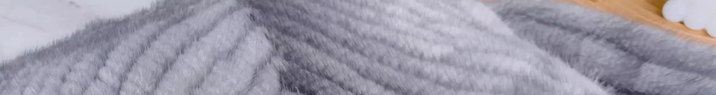 New mink woven women's scarf autumn and winter twill shawl warm herringbone scarfs fur Knitting high quality fishtail Scarves
