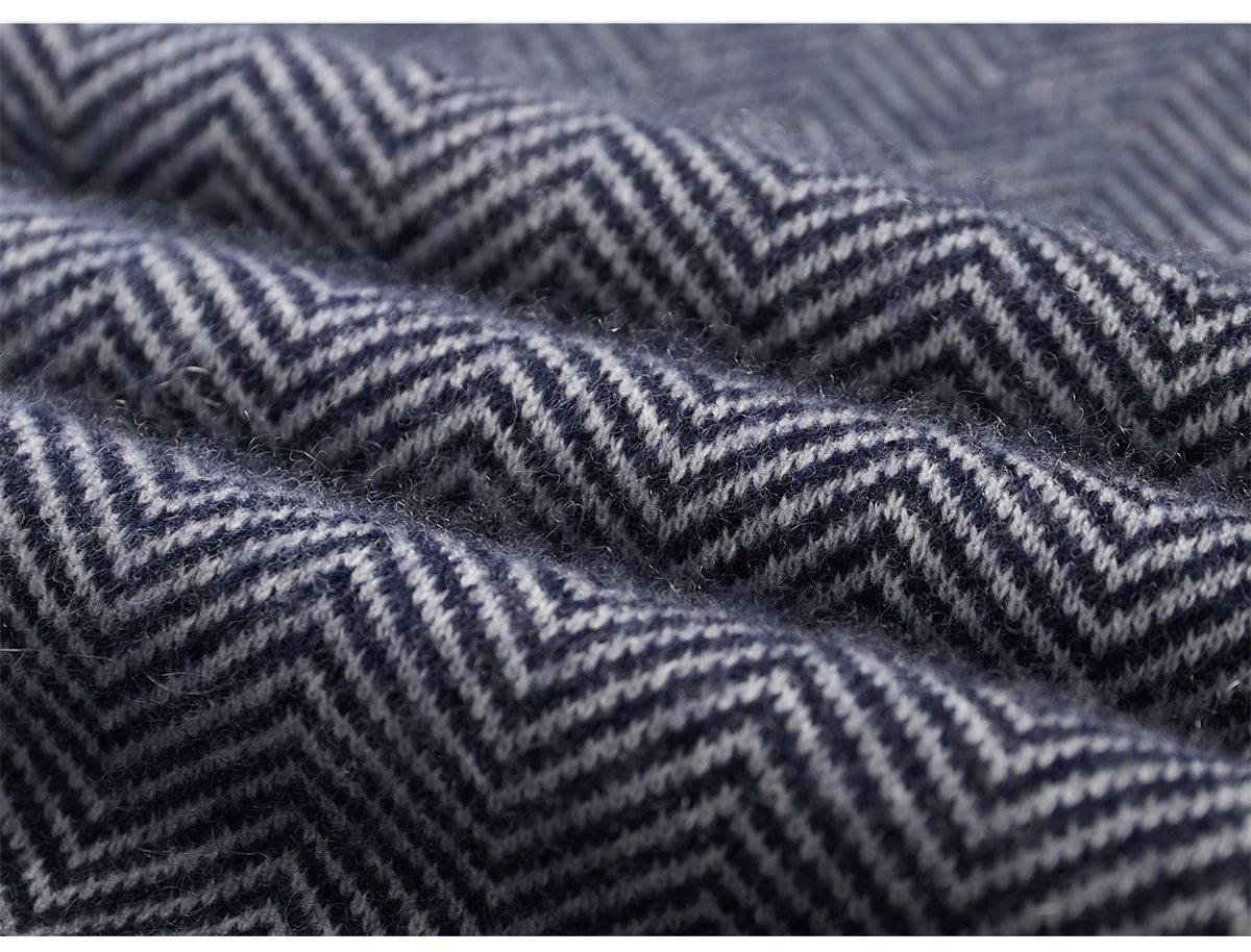 Soft 100% Merino Wool Straight-leg Pants For Men Jacquard Warm Knitted Pants Autumn Winter Thick Bottom Wear