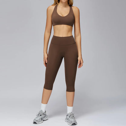 Yoga Set 2/3PCS Women Clothes Sports Outfits Fitness Tracksuit Yoga Suits Gym Legging Workout Long Sleeved Female Bra Sportswear