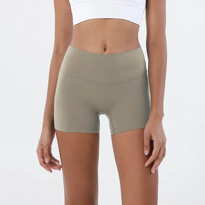 TRY TO BN Women High Waisted Gym Shorts Butt Lifting Breathable Biker Shorts Fitness Running Yoga Workout Cycling Sports Shorts