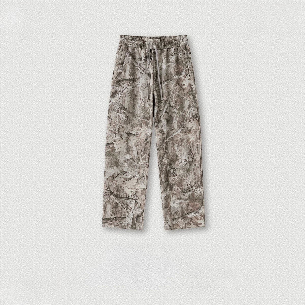 Custom LOGO men's new 340G heavy autumn and winter American camouflage fleece hooded sweatshirt jacket shorts set