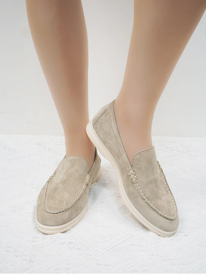 Luxury leather, designer women's loafers, women's flat walking shoes, women's comfortable casual shoes, summer shoes, casual 44