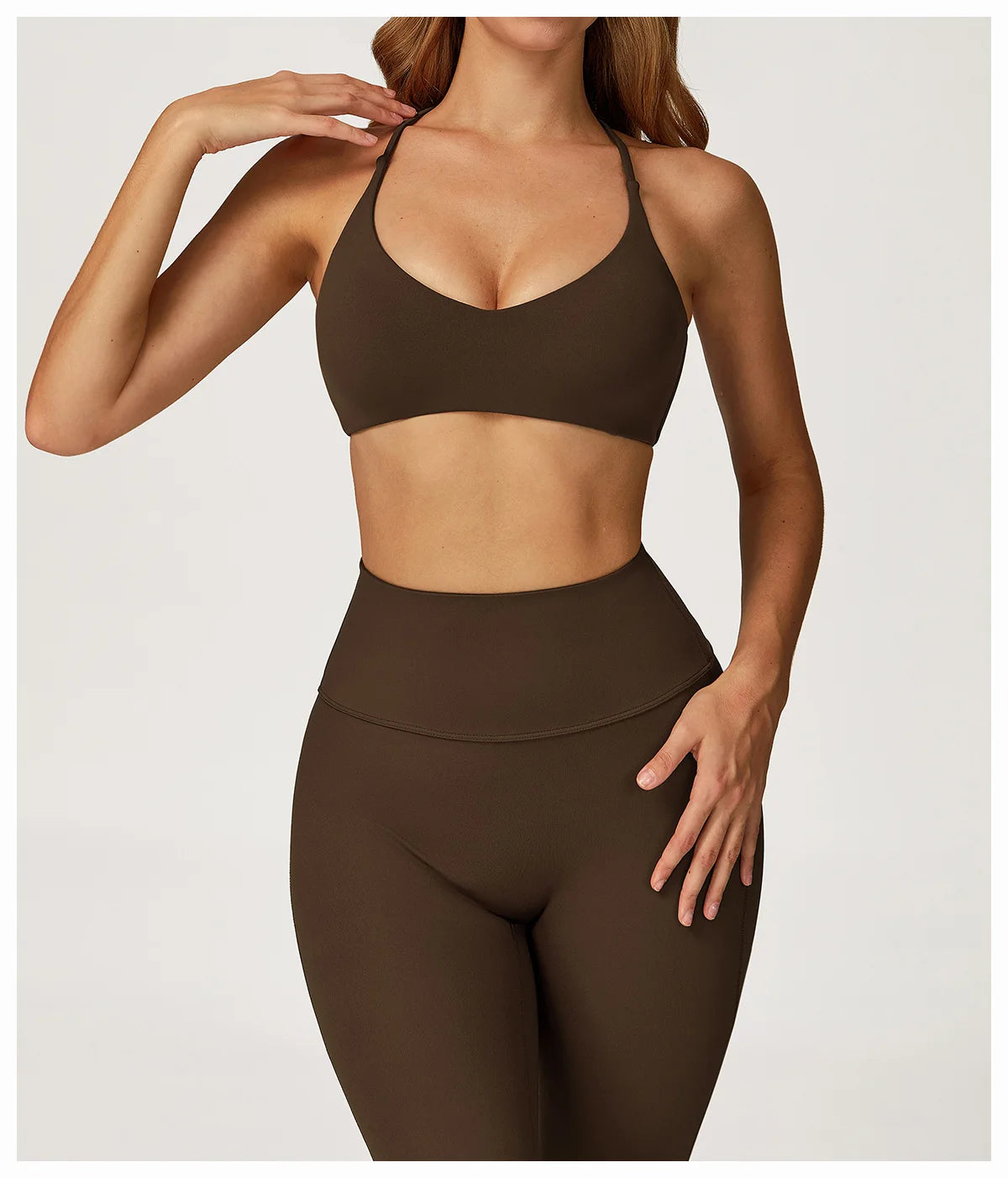 Women Cross Back Sports Underwear Breathable Yoga Bra Shockproof Fitness Top Gym Workout Underwear Female Sports Yoga Crop Top