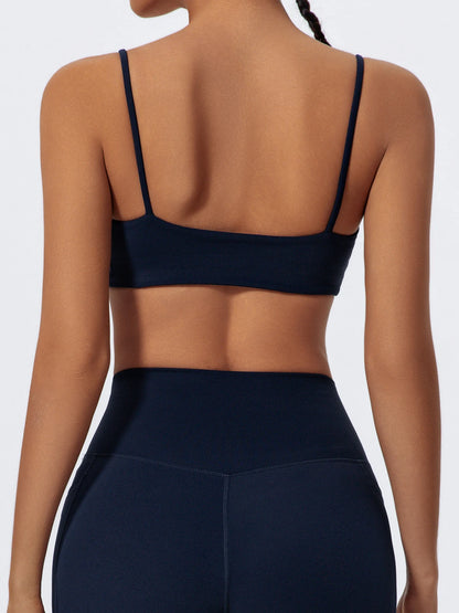 Summer Sling Yoga Bra Women Gym Workout Push Up Brassiere Female Outdoors Sports Underwear Women Fitness Shockproof Crop Top