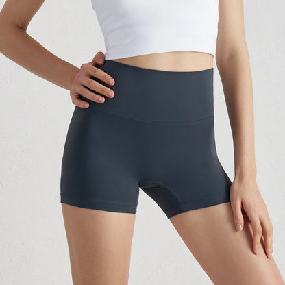 TRY TO BN Women High Waisted Gym Shorts Butt Lifting Breathable Biker Shorts Fitness Running Yoga Workout Cycling Sports Shorts