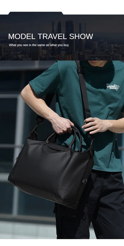 Customized Travel Bag Logo Luggage Bag Handheld Lightweight Men's Business Travel Storage Bag Yoga Fitness Bag Printed Name