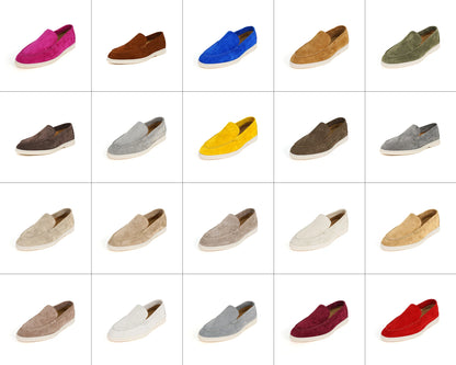 Luxury leather, designer women's loafers, women's flat walking shoes, women's comfortable casual shoes, summer shoes, casual 44