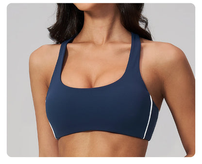 Sports Underwear Women's Fitness Yoga Bra Shockproof Gym Crop Top Runnings Push Up With Chest Pad Female Workout Underwear