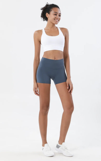 TRY TO BN Women High Waisted Gym Shorts Butt Lifting Breathable Biker Shorts Fitness Running Yoga Workout Cycling Sports Shorts