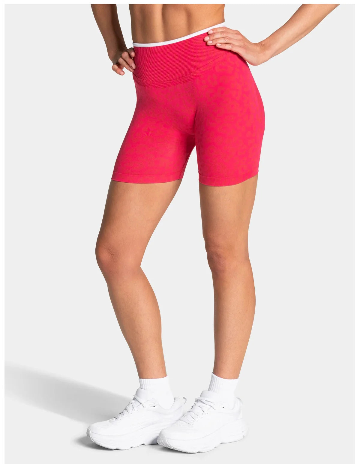 Leopard Print Yoga Shorts Women Seamless High Waist Workout Shorts Fitness Yoga Lift Butt Fitness Yoga Gym Running Short Pants