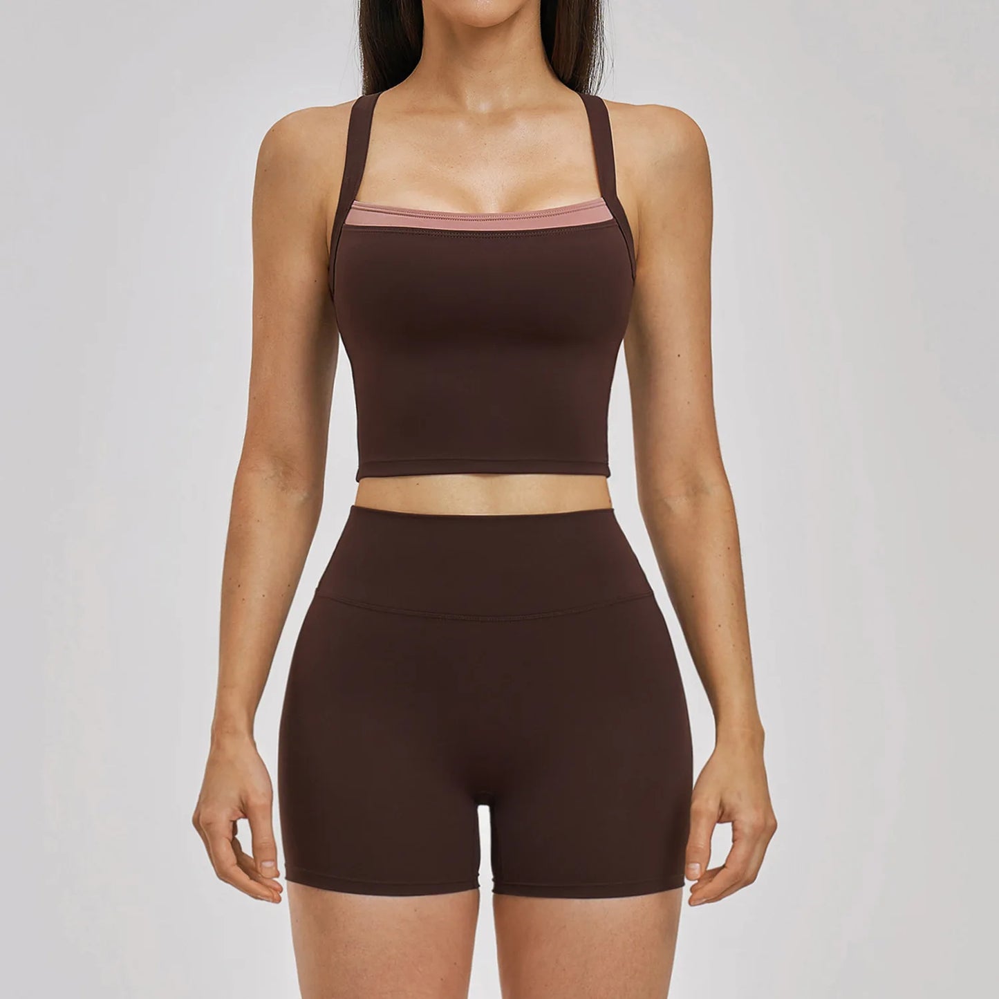 Women Gym Tracksuit Yoga Suit Sports Outfits High Waist Leggings Workout Clothes Female Fitness Running Suit Push Up Sportswear