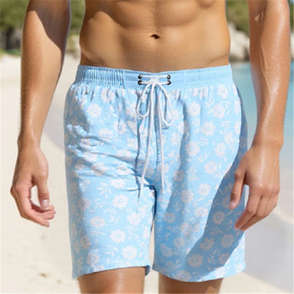 S - XXL Printed Shorts Men Fashion Summer Men's Swimwear Shorts Swim Trunk Sports Pants Men's Briefs Swimsuit Beach Shorts V7098