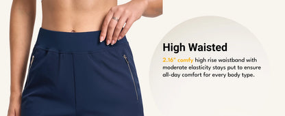 TACVASEN Women's High Waisted Hiking Golf Shorts with 4 Pockets 7" Lightweight Stretchy Athletic Running Summer Shorts Quick Dry
