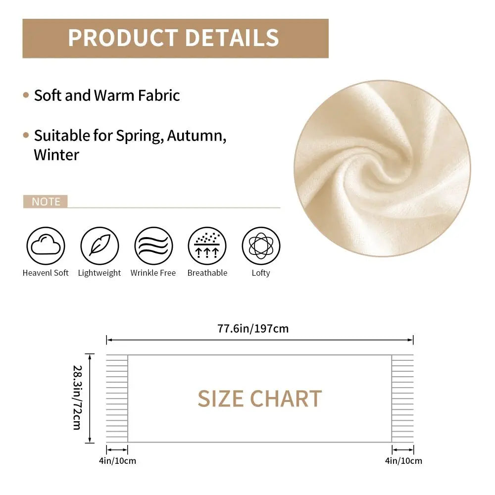Custom Printed Your Design Here Scarf Men Women Winter Warm Scarves Custom Customize Logo Letter Print Shawls Wraps