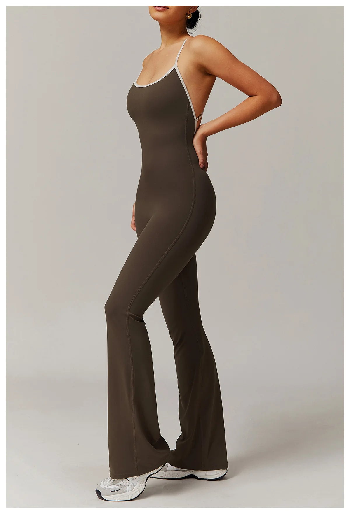 One-Piece Back V-Neck Sexy Suit Gym Set Women Training Suit Sportswear Women Sports Suit Fitness Rompers Stretch Training Suits