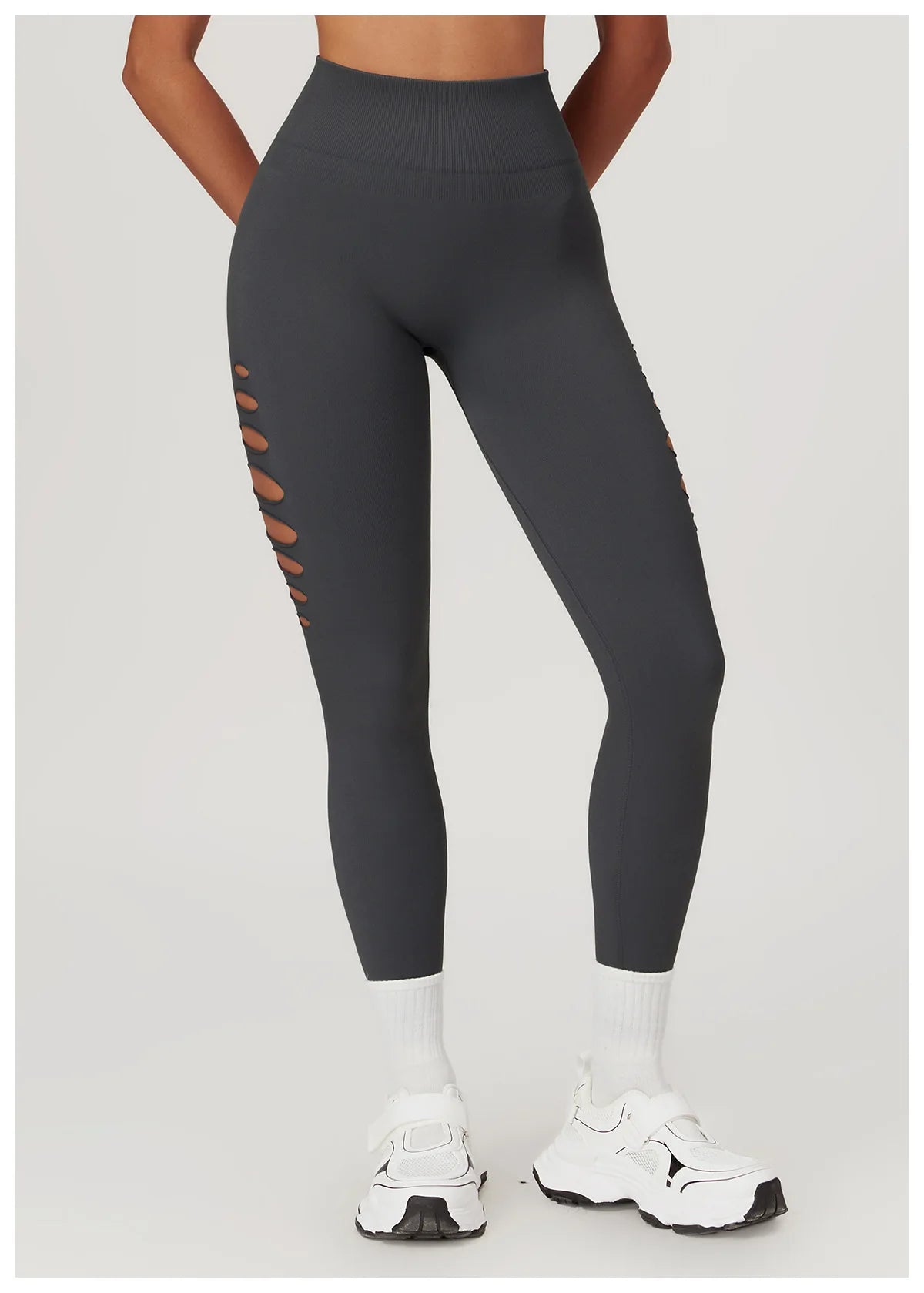 Hollowed Out Seamless Tight Yoga Pants High Waist Yoga Leggings Women Push Up Gym Workout Tights Running Fitness Sports Pants